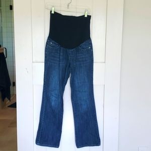 Maternity full panel bootcut jeans size 4